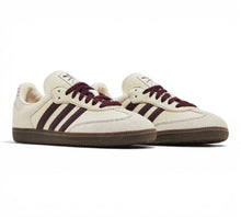 samba Wonder White Maroon inspired