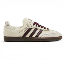 samba Wonder White Maroon inspired