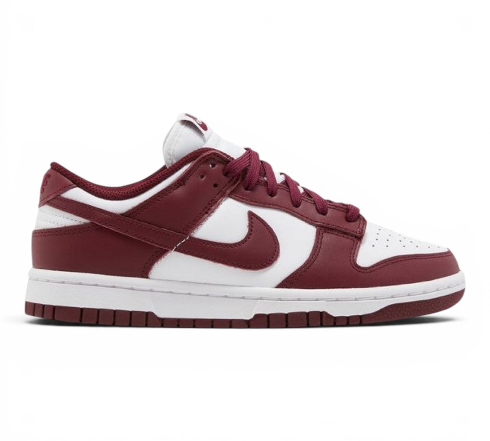 Nike Dunk Low “Burgundy & White” – Inspired Version