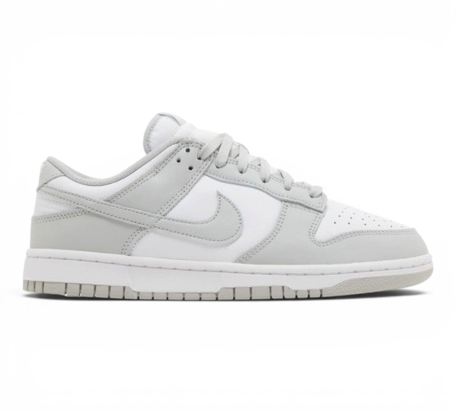 Nike Dunk Low “Light Gray & White” – Inspired Version