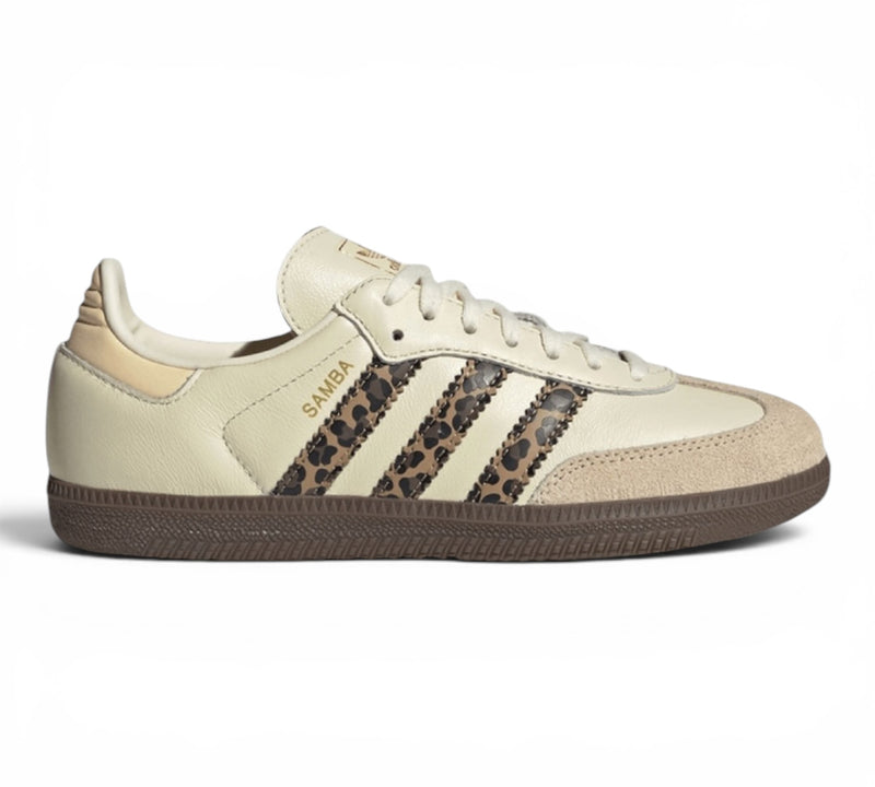 samba leopard pack white cream