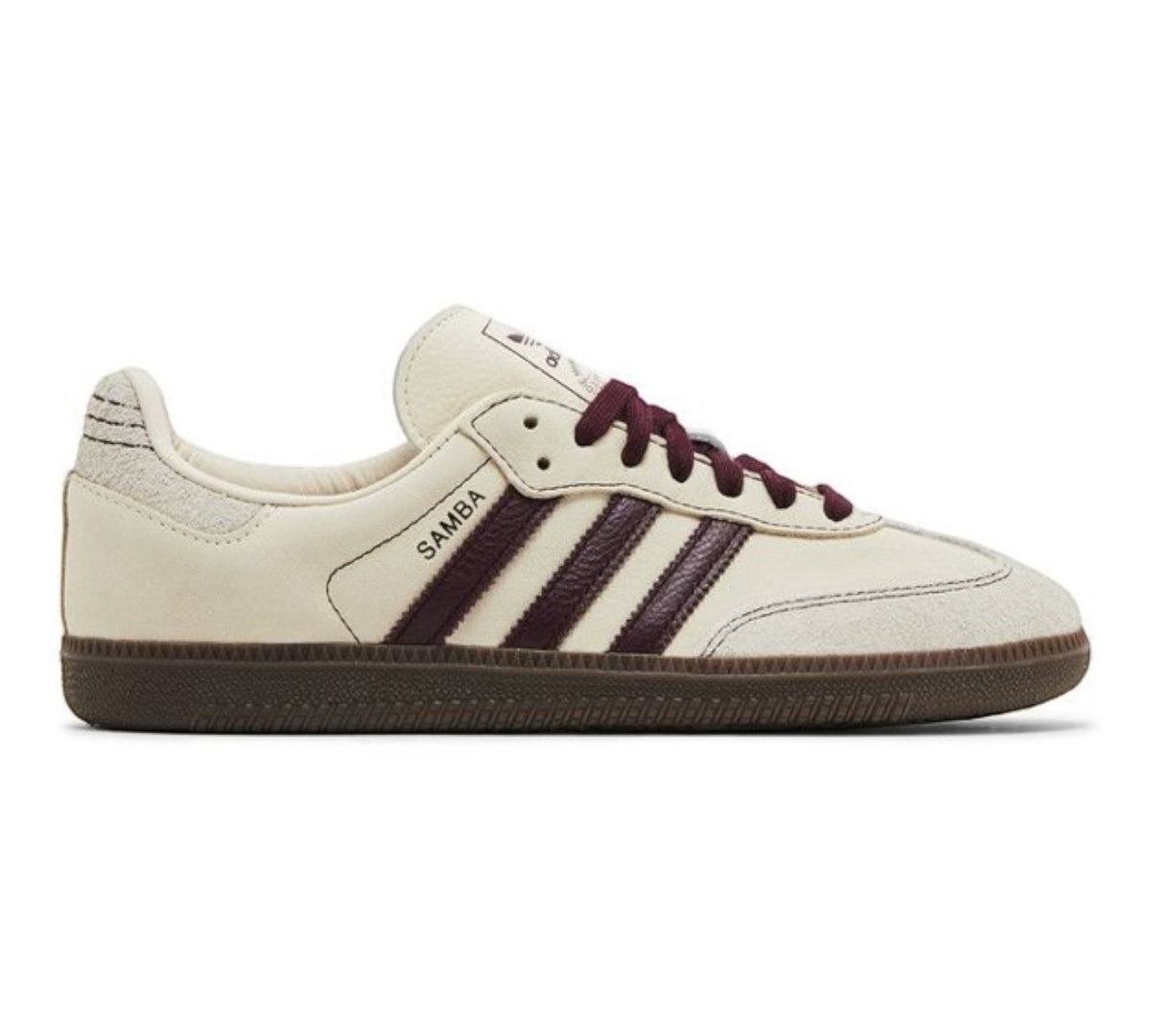 Samba og wonder white/maroon